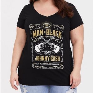 Torrid Man in Black Johnny Cash T🖤🎶